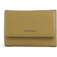 Coccinelle Metallic Soft RFID Portemonnee olijf