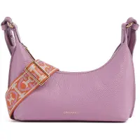 Coccinelle Leren schoudertas accessoiretas Suri Mini Bag Grained leather Jellyfish paars