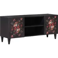 vidaXL Opbergkasten Multikleur 105 x 33,5 x 46 cm Massief Mango Hout