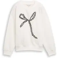 Tom Tailor DENIM Sweatshirt zwart / offwhite
