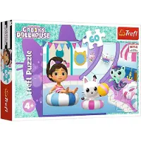 Trefl Gaby's Magic House Puzzel: Gaby in zwembad 60 stuks 1 St