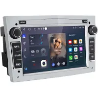 Hexinex Quad-Core autoradio Geschikt voor Opel Astra Corsa Meriva Zafira - Draadloos CarPlay, Android Auto, multimediaspeler, 2GB+64GB, Wit