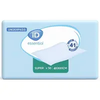 Ontex iD ID Expert Protect Super 40 x 60 cm - 9 paquets de 30 protections