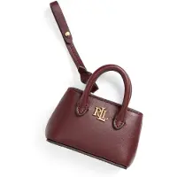 Ralph Lauren Hanger van leer met labelapplicatie