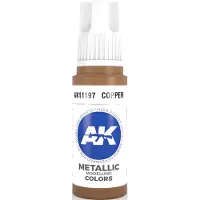 AK-Interactive Copper Acrylic Modelling Color - 17ml - AK-11197