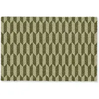 MuchoWow Deurmat 60x40 cm - Droogloopmat Patroon - Abstract - Groen - Vlakken - Mat voor binnen - Schoonloopmat - Deurmatten met print - Inloopmat