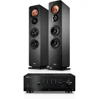 Teufel ULTIMA 40 + Yamaha R-N800A Stereo Zwart