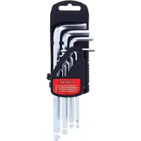 PowerTrac 9 Inbussleutels 1,5 tot 10 mm - PRECISIESTEEL