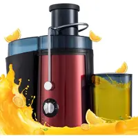 Fuegobird L811 snelle sapcentrifuge - Power Juicer - RVS - 400watt - Rood