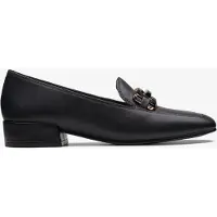 Clarks Seren 30 Gemakkelijke Zwarte Leren Schoenen