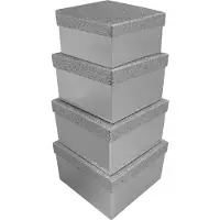 Clairefontaine Cadeaudoos Zilver 4-delig