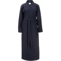 Zohome Luxe Wafel Badjas - Navy Blue Navy Blue / M