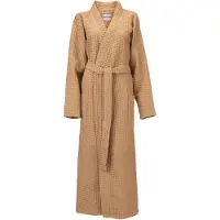 Zohome Luxe Wafel Badjas - Pale Khaki Pale Khaki / L