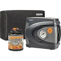 Osram TYREseal KIT ESSENTIAL, 450 ml bandenlak en premium analoge bandenpomp, TPMS-veilig, met opbergkoffer