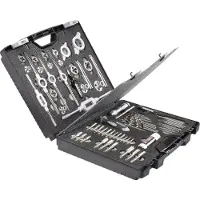 Exact 70511 Schroefdraadsnijderset 61-delig HSS Metrisch M3, M4, M5, M6, M8, M10, M12