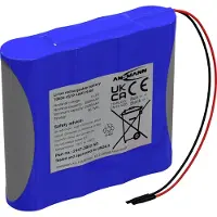 Ansmann Li-Ion accupack met aansluitkabel, 4S1P, 37,44 Wh, 7,2 V, 5200 mAh