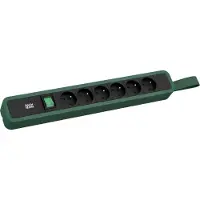 Bachmann PRIMO 2 6xUTE 1xschakelaar met lus 2,0m CEE7/7 RAL6028