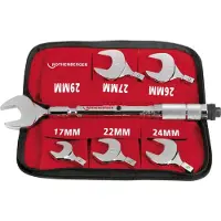 Rothenberger 175001 Moment-steeksleutelset Voor insteekgereedschap Gaffelsleutel 14 - 77 Nm