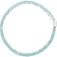 Breil Ketting lichtblauw / zilver