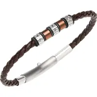 Breil Armband bruin / brons / zilver