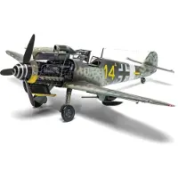 Wittmax Modelbouwpakket Vliegtuigen - 17003 Messerschmitt Bf 109G-5/G-6 WWII - Duits Propellervliegtuig Plastic - 1:24 - Modelbouw