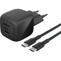 Belkin Usb-c Snellader 45w Met Power Delivery En Pps Incl. 1 M Usb-c-kabel - Zwart