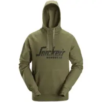 Snickers Workwear 2894 Logo Hoodie Khakigroen maat XXL heren