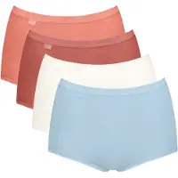 Sloggi Broekje lichtblauw / perzik / vuurrood / wit
