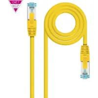 Nanocable 10.20.1701-Y netwerkkabel Geel 1 m Cat7 SF/UTP (S-FTP)