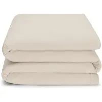 Yumeko Kinderdekbedovertrek Jersey Katoen 100x135 Wit - Eco, Bio & Fairtrade