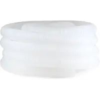 W'eau Zwembadslang 38 mm - 4 meter - Wit