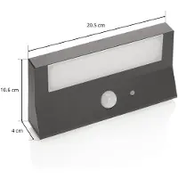 LINDBY Buitenverlichting , Maresia, Grijs, Balkon, Kunststof, Modern