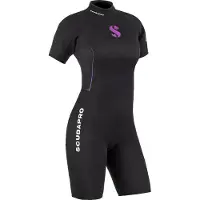 SCUBAPRO Definition 2.5 Mm Woman Short Sleeve Shorty Zwart XL Vrouw