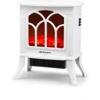 Orbegozo CM 9021, keramisch, voor binnen gebruik, voor vloeren, wit, met hendel, draaibaar, 1500 W