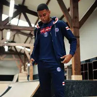 Paris Saint Germain PSG trainingsbroek voor volwassenen - maat M - blauw - heren joggingbroek