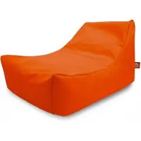 Whoober loungestoel zitzak "Bali" outdoor donker oranje - Wasbaar - Geschikt voor buiten
