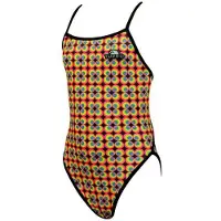 Turbo Flower 70 Swimsuit Geel 2XL Vrouw