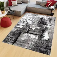 Tapiso Maya Vloerkleed Grijs Slaapkamer Abstract Tapijten Maat- 80x150