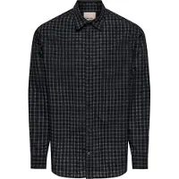 Only & Sons Zakelijk overhemd 'Bali' grijs / antraciet