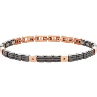 Breil Armband rose-goud / zwart