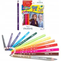 COLORINO Jumbo Driehoekige Kleurpotloden Frozen II - 13 Kleuren
