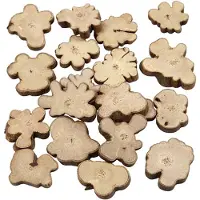 Creativ Company Hout Mix Firguren 15-40 mm 230 gr