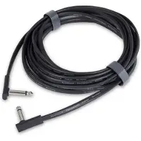 Rockboard Flat Instrument Cable 6 M Angled/Angled - Black