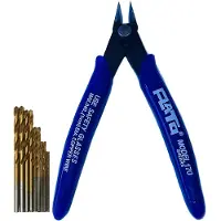 Horn Mini Precisie Kniptang voor draad tot 1mm² met Borenset voor Hout en Metaal - 3D Pen - Sieraden / Elektronica / Knutselen Meisjes en Jongens / 3D Printing / Hobby / Miniatuurhuisjes