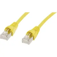 Telegärtner Cat.5e MP8 FS 100 LSZH, 25,0 meter, 25 meter, mannelijk/mannelijk, geel, CAT5e