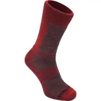 Wrightsock Merino Coolmesh Crew Rood Sportsokken