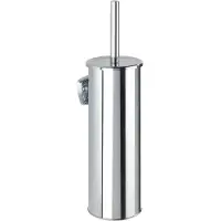 Wenko Toiletset Basic roestvrij, glanzend edelstaal