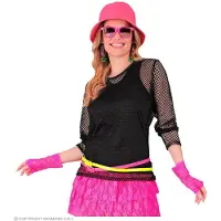 Hobby Hall Visnet 80s Shirt Zwart Vrouw