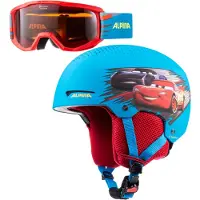 Alpina Skihelm Junior Zupo Disney Set Cars-48 - 52 cm