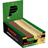 Powerbar Natural Vegan Doos Met Proteïnerepen Chocolade En Banaan 40g 18 Eenheden